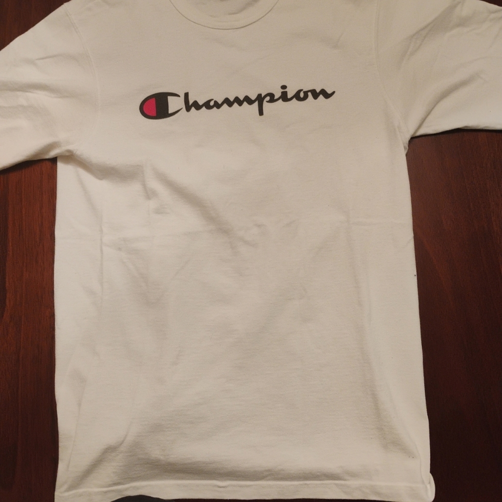 White champion shirt size medium